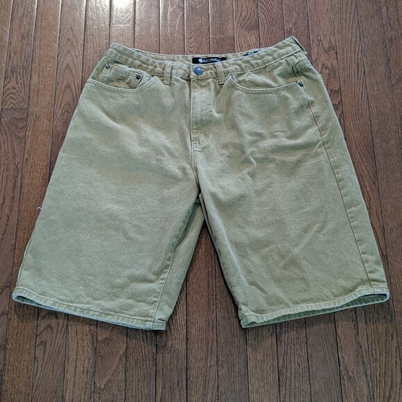 Y2K Baggy Faded Rocawear Brown Denim Jorts Size - 36 - Picture 3 of 5